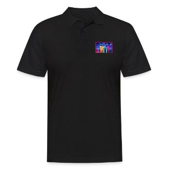 Nevada Fil-Am Design für stolze Pinoys - Männer Poloshirt - Schwarz - Vorne - Kai (181cm)