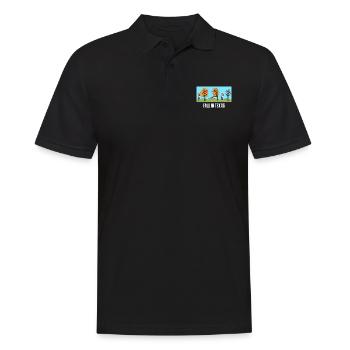 Texas Weather Fall Design for Proud Texans - Men's Polo Shirt - black - Front - Kai (181cm)