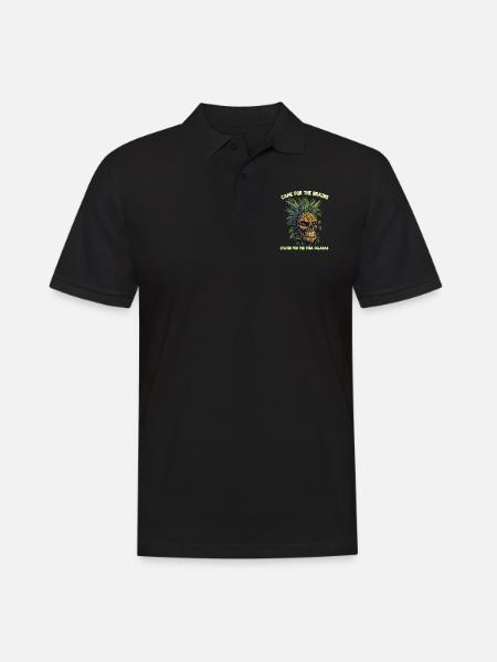 Pineapple Zombie - Men's Polo Shirt - black