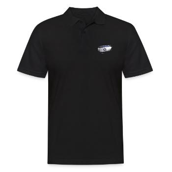 Israël Vernse drapeau Idée de cadeau - Polo Homme - noir - Devant - Kai (181cm)