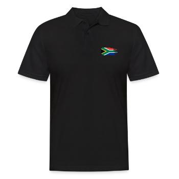Republik Südafrika Shirt Geschenkidee - Männer Poloshirt - Schwarz - Vorne - Kai (181cm)
