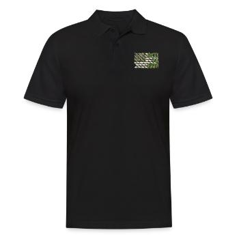 Best Pa Ever Papa Grandfather Great Camo US Flag - Men's Polo Shirt - black - Front - Kai (181cm)
