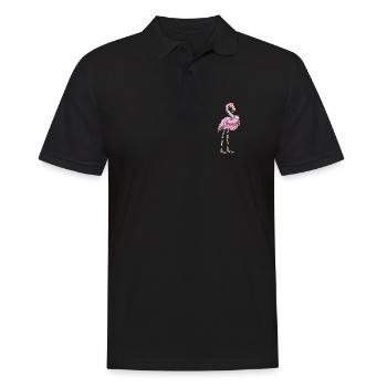 Sandwich flamant rose - Polo Homme - noir - Devant - Kai (181cm)