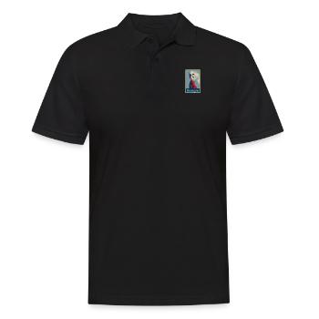 Perruche budgie image - Polo Homme - noir - Devant - Kai (181cm)