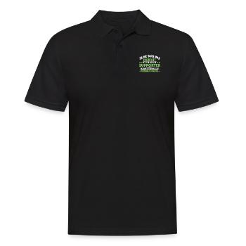 Supporter De Saint Étienne - Polo Homme - noir - Devant - Kai (181cm)