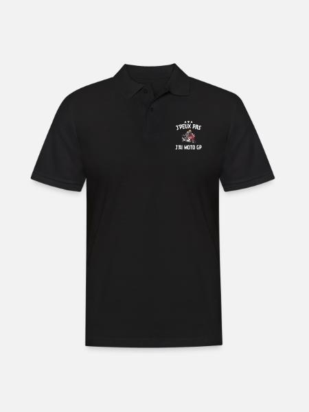 Je Peux Pas J'ai Moto Gp - Polo Homme - noir