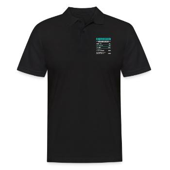 Le Tarif Horaire D'un Carrossier - Polo Homme - noir - Devant - Kai (181cm)