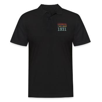 Légendaire Depuis Juillet 1931 Anniversaire Cadeau - Polo Homme - noir - Devant - Kai (181cm)