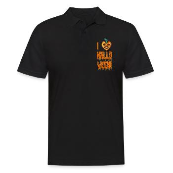 I love Halloween - Party Kostüm - Männer Poloshirt - Schwarz - Vorne - Kai (181cm)