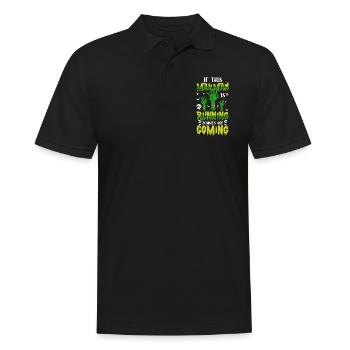 Postman Profession Mail Mailbox - Men's Polo Shirt - black - Front - Kai (181cm)