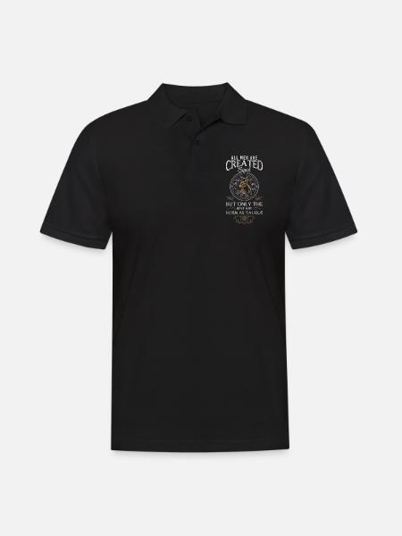 Zodiac sign Element April constellation - Men's Polo Shirt - black