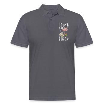 Mir Egal Attitude Gleichgültigkeit - Männer Poloshirt - Anthrazit - Vorne - Nico (186cm)