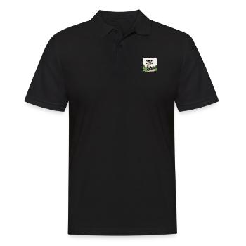 Golf - Juste ici pour la voiturette de golf - Polo Homme - noir - Devant - Kai (181cm)