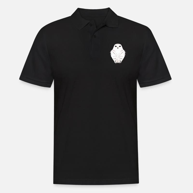 wintertier - Männer Poloshirt - Schwarz