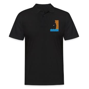 Cliff Diver Cliff Diver gift idea - Men's Polo Shirt - black - Front - Kai (181cm)