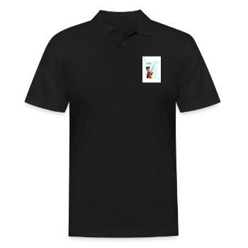 Roi de cœur guignol, théâtre lyonnais - Polo Homme - noir - Devant - Kai (181cm)