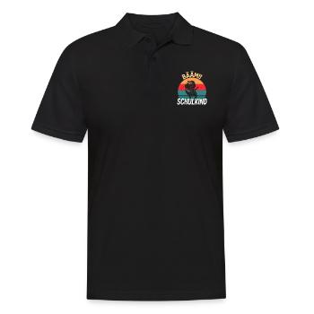 Bye Kindergarten Abschied 1. Klasse Jungs outfit - Männer Poloshirt - Schwarz - Vorne - Kai (181cm)