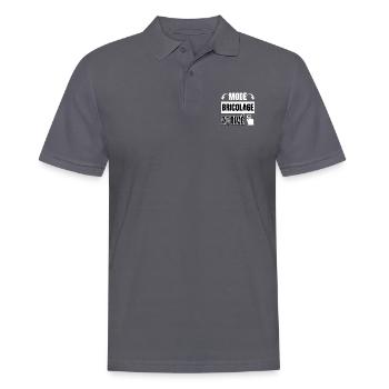 mode bricolage - Polo Homme - charbon - Devant - Nico (186cm)