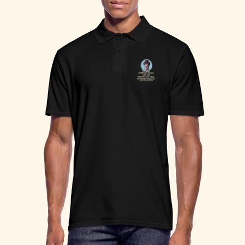Sprüche T-Shirt Design Zitat über Geiz - Männer Poloshirt