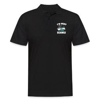 I m Very Into Science - Men's Polo Shirt - black - Front - Kai (181cm)