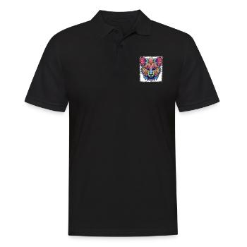 geek present idea city pun australia gift - Männer Poloshirt - Schwarz - Vorne - Kai (181cm)
