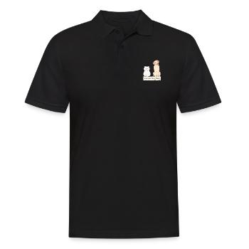 Four Paws - Men's Polo Shirt - black - Front - Kai (181cm)