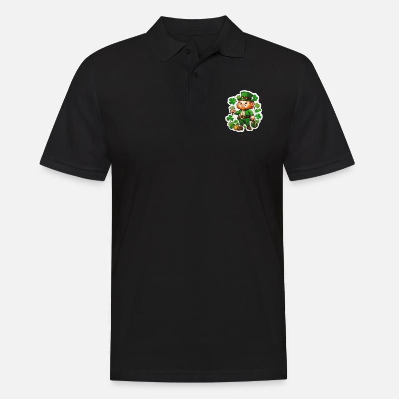 Heiliger Patrick 2 - Männer Poloshirt - Schwarz