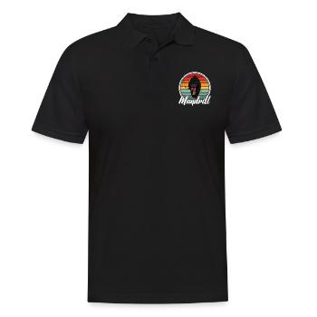 Mandrill Zoologe Primat Affe Afrika Tiere Wild - Männer Poloshirt - Schwarz - Vorne - Kai (181cm)