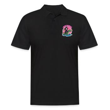 Living the dream - Men's Polo Shirt - black - Front - Kai (181cm)