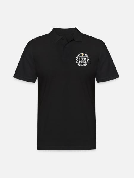 Professioneller Bierverkoster - Männer Poloshirt - Schwarz