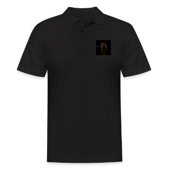 black cat kitten cat - Men's Polo Shirt - black - Front - Kai (181cm)