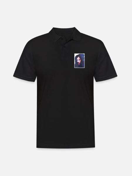 Original Art Print "Zume" - Men's Polo Shirt - black