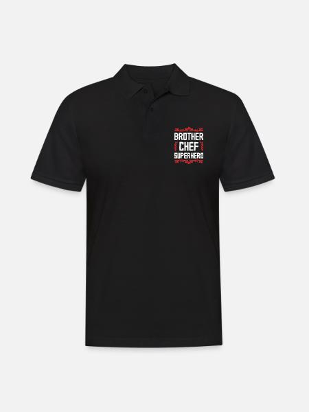Brother Superhero - Men's Polo Shirt - black