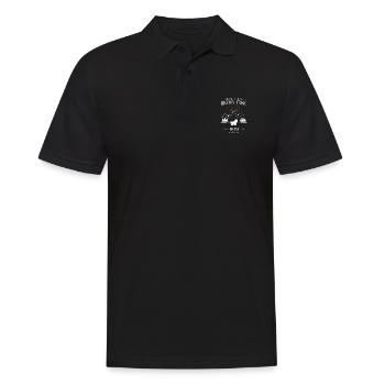Bichon Frise - Polo Homme - noir - Devant - Kai (181cm)