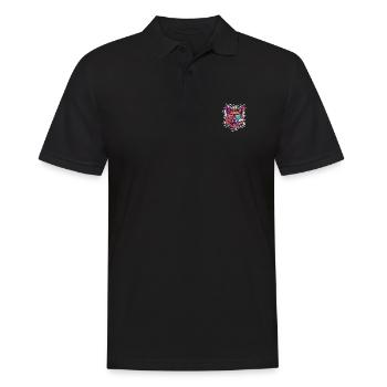 Renard Anniversaire Drôle Fête - Polo Homme - noir - Devant - Kai (181cm)