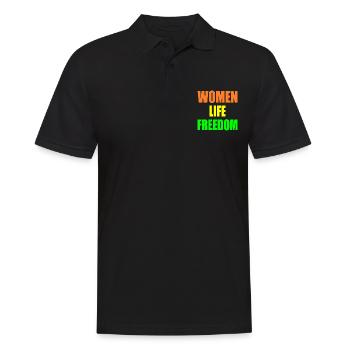 Women life freedom - Polo Homme - noir - Devant - Kai (181cm)