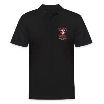 Handball Handballer - Männer Poloshirt - Schwarz - Vorne - Kai (181cm)