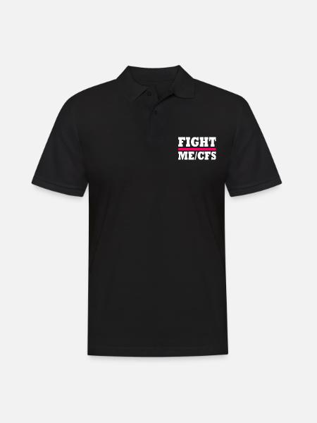 Me/cfs - fight me/cfs - Men's Polo Shirt - black