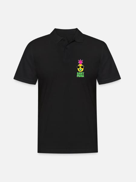 Bébé Punk Ananas cool - Polo Homme - noir