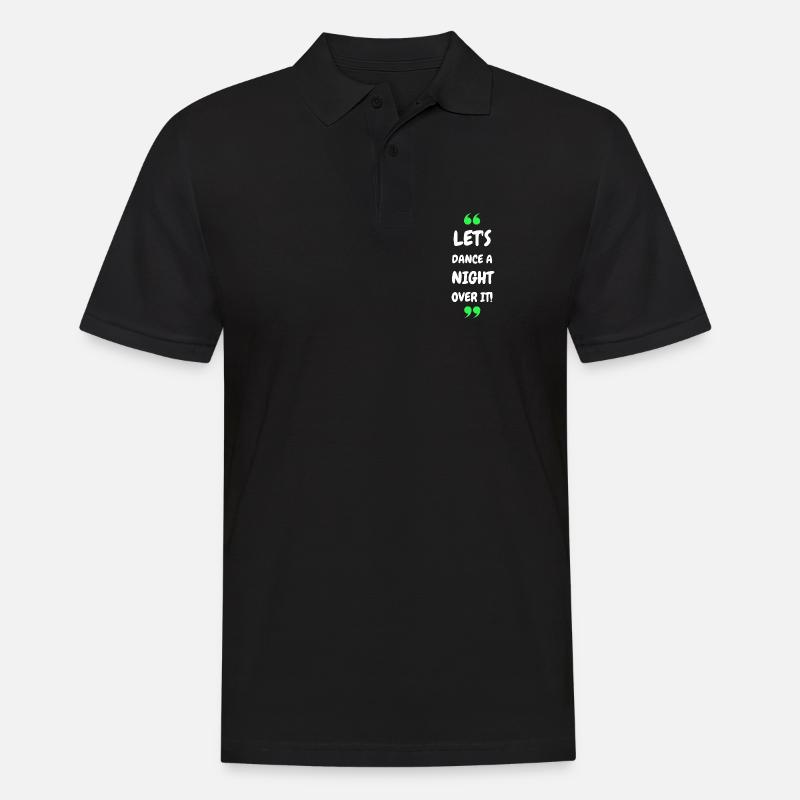 Dansons une nuit dessus ! - Polo Homme - noir