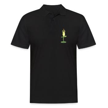 Gymnastique de fitness Yoga Grenouille - Polo Homme - noir - Devant - Kai (181cm)