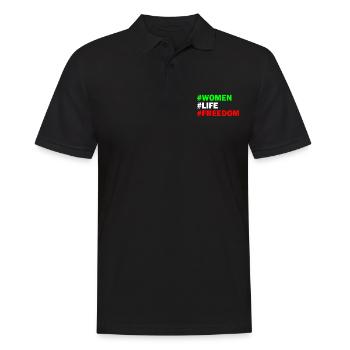 Women life freedom - Polo Homme - noir - Devant - Kai (181cm)