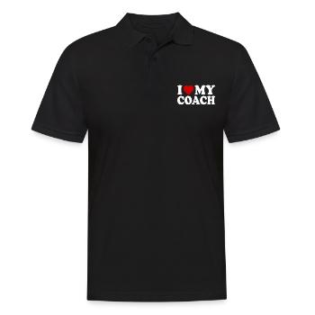 I love my coach - Polo Homme - noir - Devant - Kai (181cm)