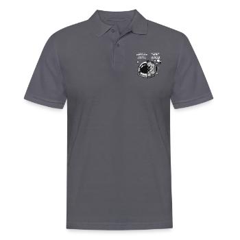 Fun Motive T-Shirts Tauchen Spaceman - Männer Poloshirt - Anthrazit - Vorne - Nico (186cm)
