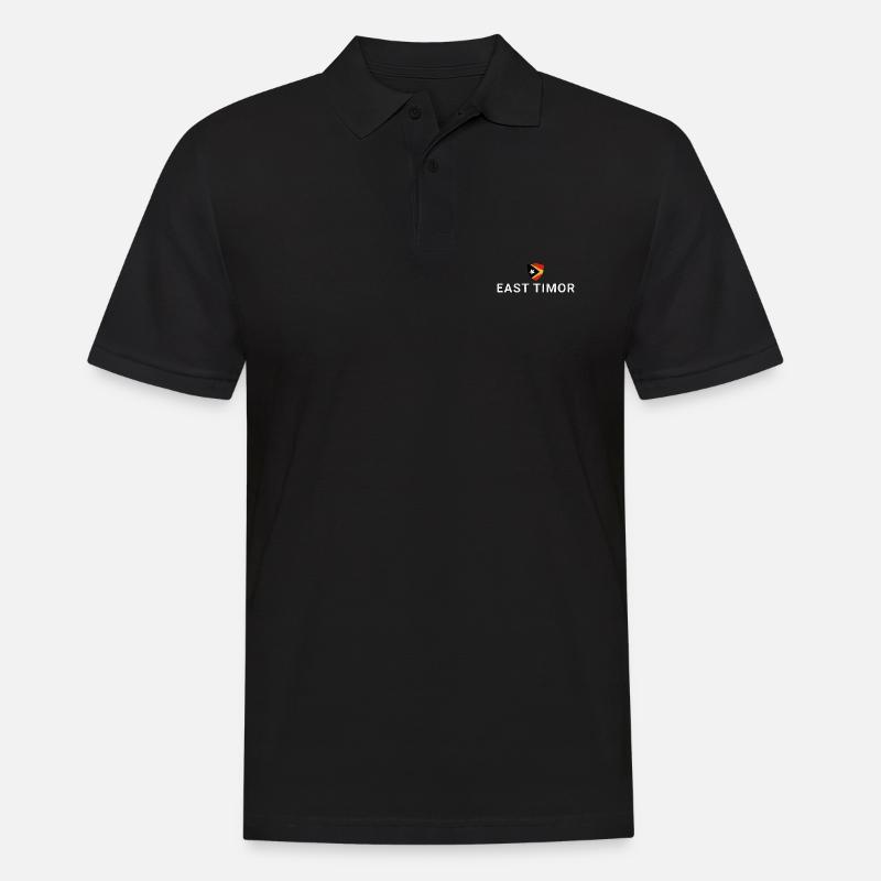 Osttimor - Männer Poloshirt - Schwarz