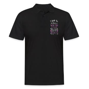 Relationship Adventure In Love Marriage - Men's Polo Shirt - black - Front - Kai (181cm)