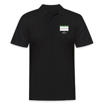 Spreadsheet computer - Men's Polo Shirt - black - Front - Kai (181cm)