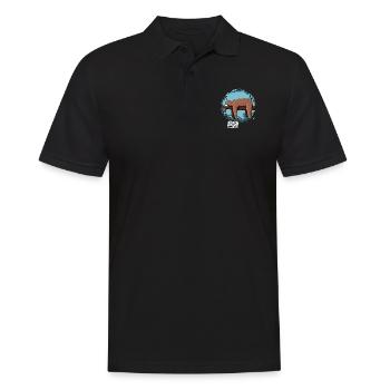 Paresseux - Polo Homme - noir - Devant - Kai (181cm)