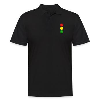Feu de circulation vélo vélo - Polo Homme - noir - Devant - Kai (181cm)
