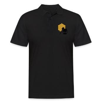 Honey - Men's Polo Shirt - black - Front - Kai (181cm)